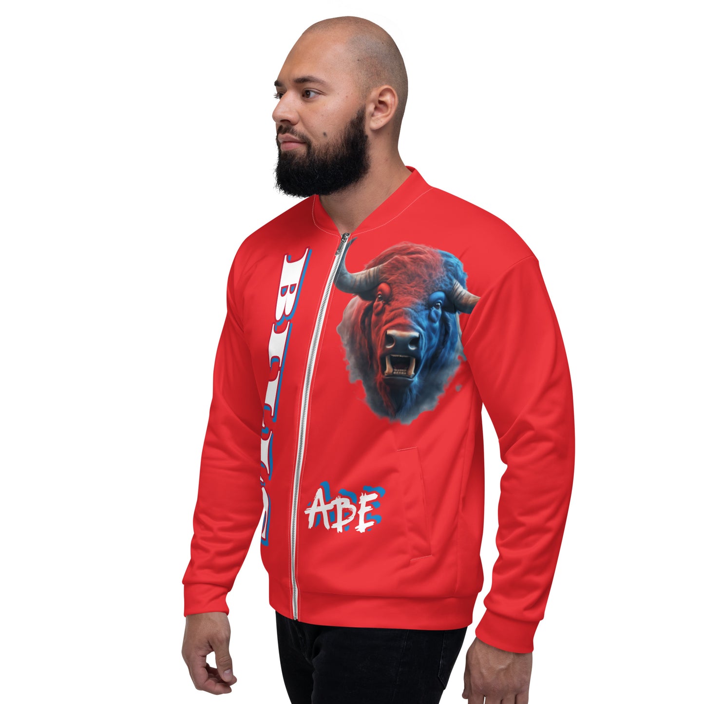 RED ABE Buffalo Football Jacket