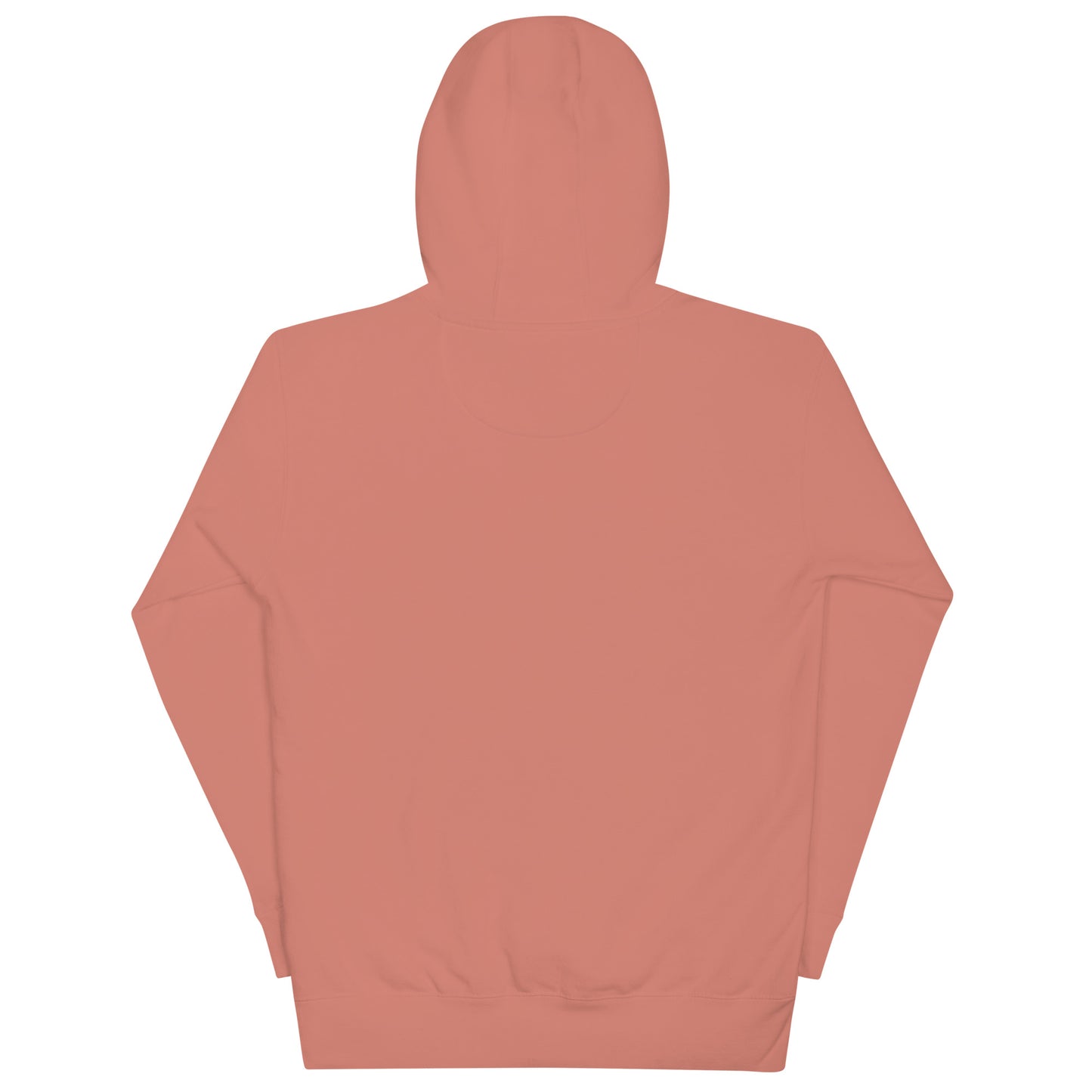 ABE All Black Everything Burgundy Embroidery Unisex Hoodie in soft dusty rose, perfect for stylish comfort.