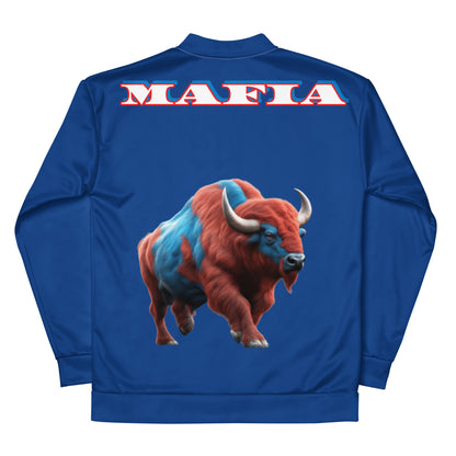 Show your team spirit with the ABE Blue Bills Team Jacket, featuring a bold bison design and stylish unisex fit.