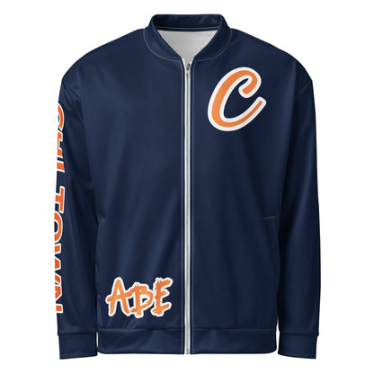 ABE Brings you your favorite Bears Football team in stlye with this All-Over-Print Unisex Bomber jacket. Team Colors popping vibrant with flavor. The Monsters of the Midway Jacket will have the crowd watching you more than the game. With a brushed fleece inside, and a relaxed unisex fit, this Bomber Jacket is just the stuff of your dreams, so be quick to grab yourself one! ABE Bears Football Unisex Bomber Jacket.