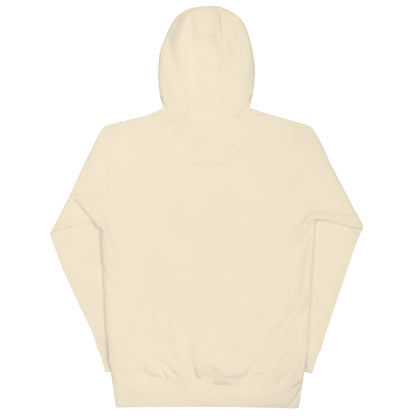 ABE Grey Embroidered Hoodie featuring a soft design and convenient pouch pocket, perfect for chilly evenings.