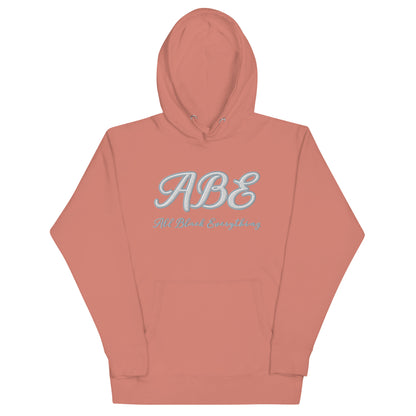 Soft and stylish ABE Grey Embroidered Hoodie featuring a cozy design and pouch pocket, perfect for chilly evenings.
