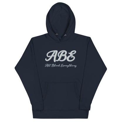 Shop the ABE Grey Embroidered Hoodie, featuring a stylish design and cozy pouch pocket for ultimate comfort.