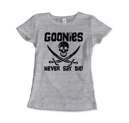 The Goonies Never Say Die Distressed Design T-Shirt - All Black Everything ABE LLC 