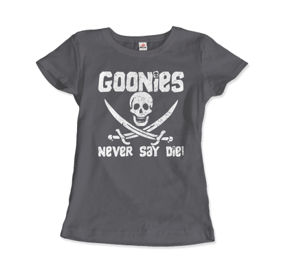 The Goonies Never Say Die Distressed Design T-Shirt - All Black Everything ABE LLC 