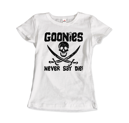 The Goonies Never Say Die Distressed Design T-Shirt - All Black Everything ABE LLC 
